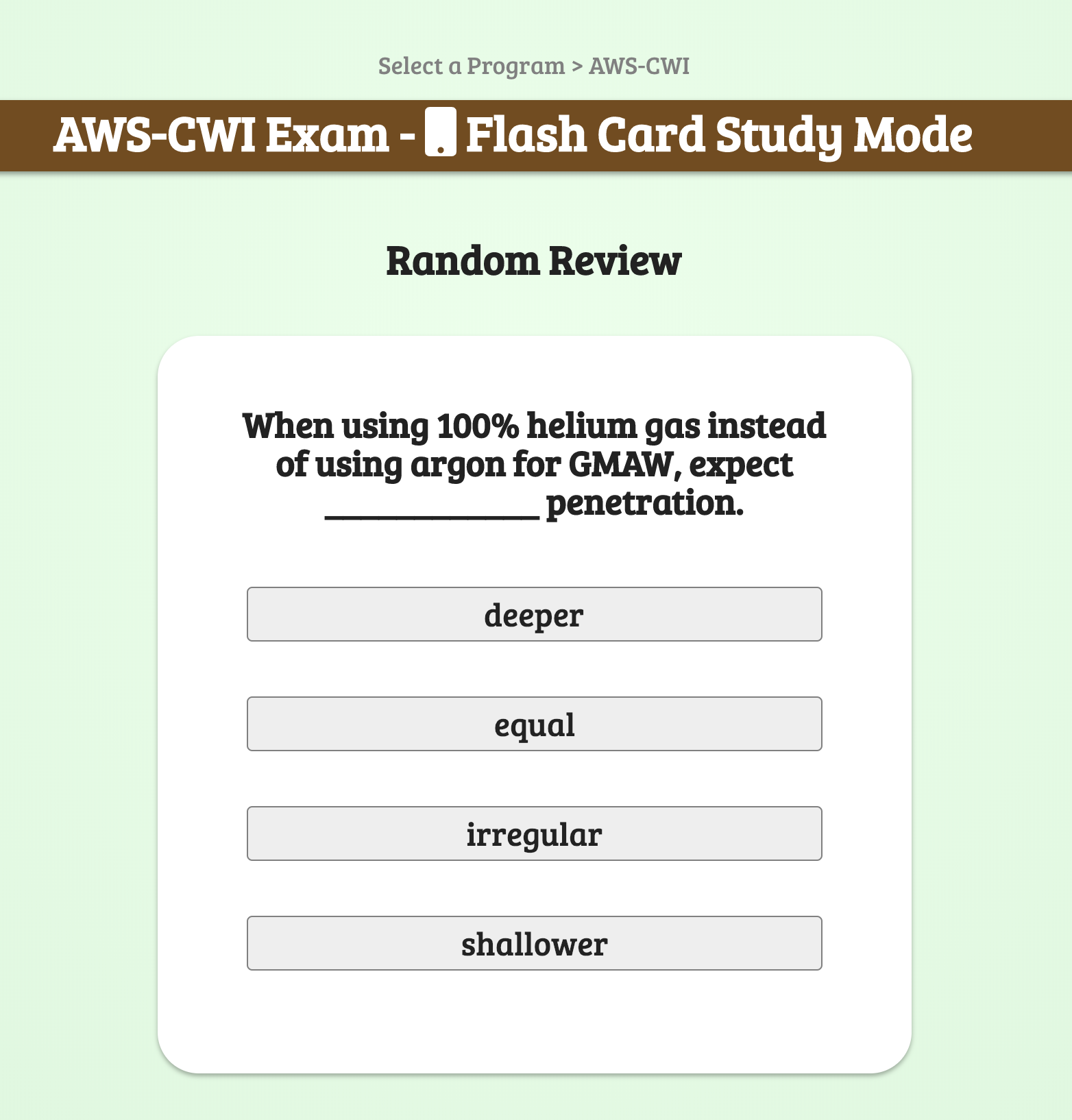 Pass CWI Welding Test - AWS welding certification online test | CWI Exam